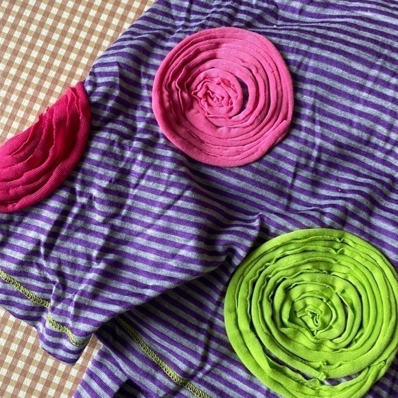 Boutique Freckles & Kitty stretchy bright girl set. Size 3T. NWT - Picture 3 of 13